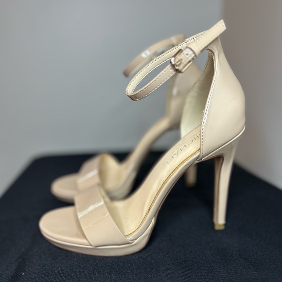 Michael Shannon Angelica Nude Strappy Heels Size 8 - Picture 3 of 9